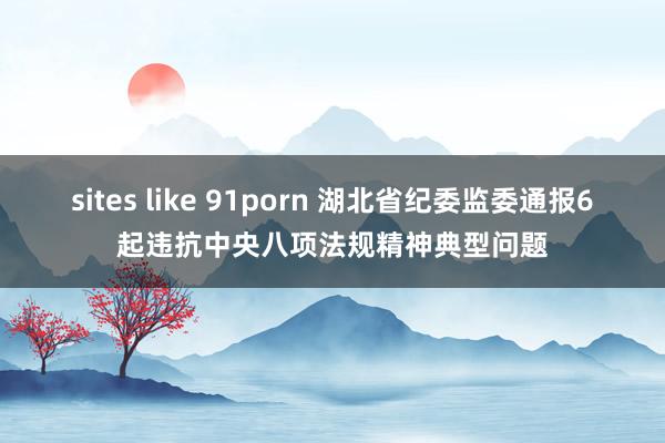 sites like 91porn 湖北省纪委监委通报6起违抗中央八项法规精神典型问题